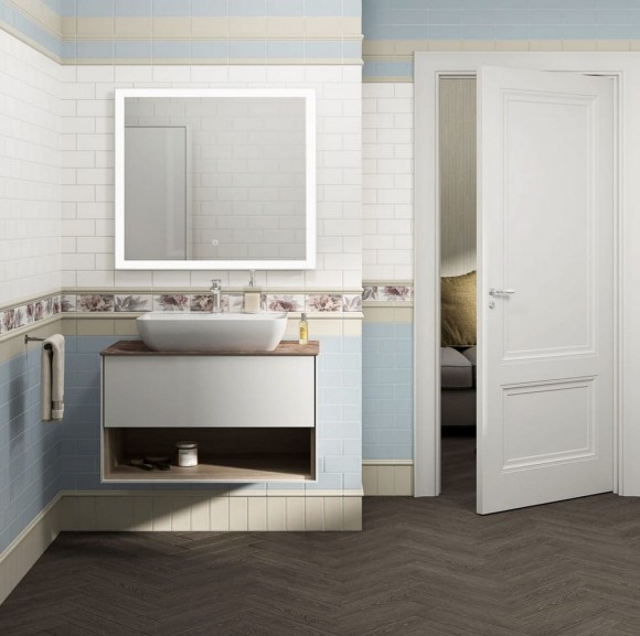 Kerama Marazzi Тортона BLD048 Розовый 15x3 - Декор