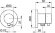 Keuco Запорный вентиль с переключателем на 3 потребителя с выводом для шланга, с круглой розеткой, c рукояткой Сomfort, Ixmo, 59549 371101 цвет: черный матовый