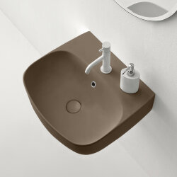 Раковина 50х45 см, 1 отв., подвесная/накладная KERASAN Nolita, 534088*1 цвет: Bruno matt Раковина 50х45 см, 1 отв., подвесная/накладная KERASAN Nolita, 534088*1 цвет: Bruno matt