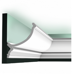 Карниз из полиуретана с подсветкой C900 Orac Luxxus Бельгия цвет: Белый