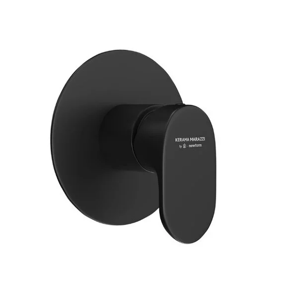 Встроенный однорычажный смеситель для душа на один поток Kerama Marazzi Ole, 69475EKM.01.093 цвет: черный