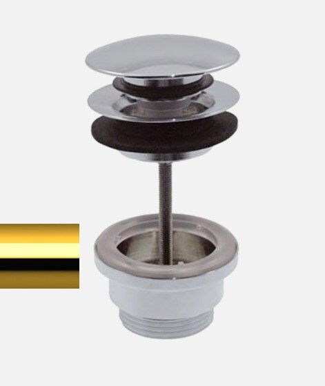 Автоматический универсальный донный клапан Remer 905CCR114DO цвет: золото