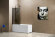 Шторка на ванну Vincea (Италия), 80х140 профиль Черный матовый стекло тонированное VSB - VSB-11800CGB