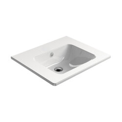 Раковина с переливом, 60х50см Pura GSI, белая арт. 8831111 Раковина с переливом, 60х50см Pura GSI, белая арт. 8831111