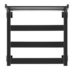 Полотенцесушитель электрический, черный матовый, Secado 60x50, Комано 1 СП - 4603777481452