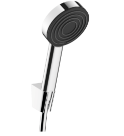 Hansgrohe душевой набор 105 с держателем и шлангом 125см, Pulsify S, глянцевый хром арт. 24301000 Hansgrohe душевой набор 105 с держателем и шлангом 125см, Pulsify S, глянцевый хром арт. 24301000