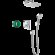 Hansgrohe душевой комплект, Crometta E, глянцевый хром арт. 27957000