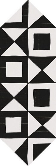 Декор EQUIPE KITE 22997 Patchwork Kite B&W 10x30 см Декор EQUIPE KITE 22997 Patchwork Kite B&W 10x30 см