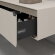 Тумба с раковиной (1200x520x400), U955.1200L, P03, Unihopper,Corian раковина-столешница, Black&White арт. 9551200L