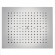 Верхний душ 570x470 мм, с 12 LED (белый), блок питания/управления BOSSINI Rectangular арт. H37395.030 цвет: хром