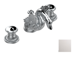 Смеситель для раковины на три отверстия устанавливаемый на борту с донным клапаном, THG Cygne, никель (B01) - G31-151 Смеситель для раковины на три отверстия устанавливаемый на борту с донным клапаном, THG Cygne, никель (B01) - G31-151