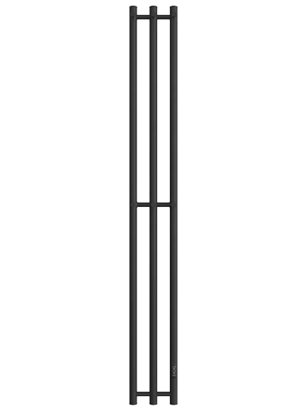Полотенцесушитель X-3 neo 120/12 электрический Двин, чёрный матовый арт. 4657801240218