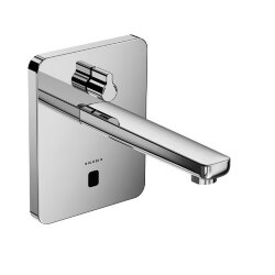 Электронный смеситель на умывальник, хром глянцевый, ZENTA Kludi арт. 3850005