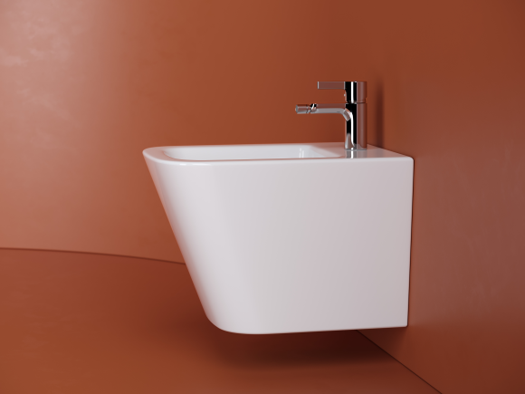 Подвесное биде Ceramica Nova Union, цвет: белый глянец, арт. CN4010