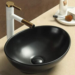 Раковина-чаша черная матовая Comforty - 00004139817 Раковина-чаша черная матовая Comforty - 00004139817