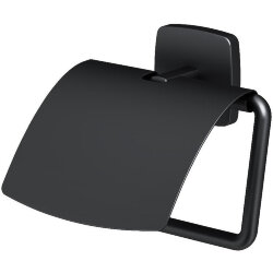 Держатель туалетной бумаги с крышкой черный AM.PM Gem арт. A90341422