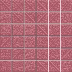 21028 Керамическая плитка мозаичная 30,1x30,1 Ла-Виллет розовый темный глянцевый 21028 Керамическая плитка мозаичная 30,1x30,1 Ла-Виллет розовый темный глянцевый