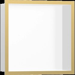 Hansgrohe настенный короб с цветом корпуса и дизайнерской рамой, 30х30х10 см, XtraStoris Individual, глянцевое золото арт. 56099990 Hansgrohe настенный короб с цветом корпуса и дизайнерской рамой, 30х30х10 см, XtraStoris Individual, глянцевое золото арт. 56099990