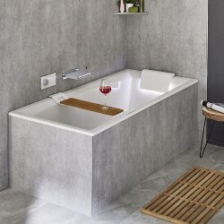 Акриловая ванна STILL SQUARE LED 180x80 R RIHO арт. BR01 (BR0100500K00130)