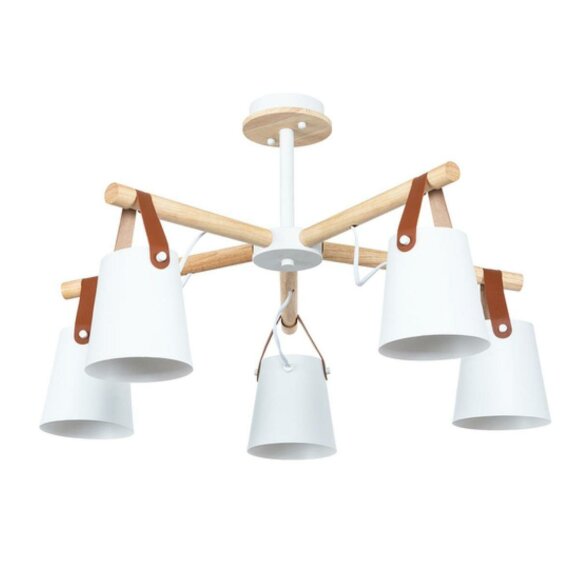 Потолочная люстра, вид модерн Thomas Arte Lamp цвет:  белый - A7032PL-5WH