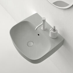 Раковина 50х45 см, 1 отв., подвесная/накладная KERASAN Nolita, 534059*1 цвет: Grigio matt Раковина 50х45 см, 1 отв., подвесная/накладная KERASAN Nolita, 534059*1 цвет: Grigio matt