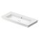 Раковина накладная 105х49см, с переливом, без отв., DURAVIT White Tulip - 2363100060 цвет: белый