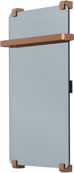 Полотенцесушитель электрический с рейлингом и креплением, медь браш 80x44 Infinity Allen Brau арт. 00305011 Полотенцесушитель электрический с рейлингом и креплением, медь браш 80x44 Infinity Allen Brau арт. 00305011