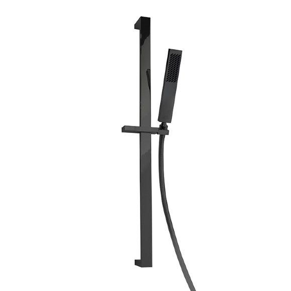 Комплект для душа Noken (стойка с держателем, ручной душ, гибкий шланг) черный - N158767190