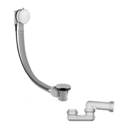 Слив-перелив для ванны с сифоном, Noken и автоматический водослив цвет: белый L-110 - N770000154 Слив-перелив для ванны с сифоном, Noken и автоматический водослив цвет: белый L-110 - N770000154