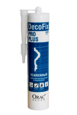 Усиленный монтажный клей Orac Decor DecoFix Pro Plus для пористых поверхностей, арт. FDP550 