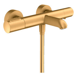 Cмеситель для ванны, настенный, термостатический, Citterio M C 34435250 цвет: шлифованное золото, Axor Cмеситель для ванны, настенный, термостатический, Citterio M C 34435250 цвет: шлифованное золото, Axor
