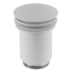 Донный клапан для раковины без перелива Remer 904CC114BO цвет белый матовый