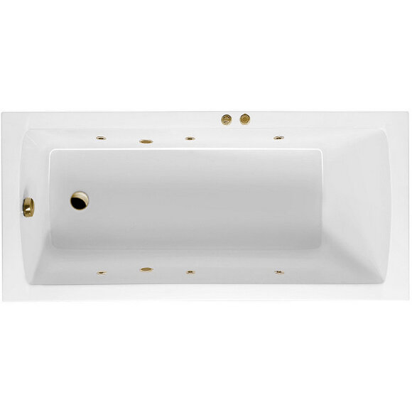 Акриловая ванна Aquaria 150x70 с гидромассажем Excellent, WAEX.AQU15.SOFT.BR
