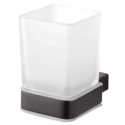 Стакан для зубных щеток Bemeta Nero, цвет: чёрный матовый, арт. 135011010 Стакан для зубных щеток Bemeta Nero, цвет: чёрный матовый, арт. 135011010