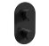Термостатический смеситель для ванны, цвет: черный Remer Minimal Thermo NT93NO