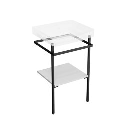 Структура металлическая PRO напольная 50см, Kerama Marazzi Pro, PRO.50.01\BLK.M цвет: черная матовая