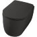 Унитаз подвесной 55х35 см, Kerasan Nolita 531431 цвет: черный матовый