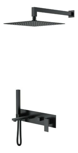 Душевая система, черный, Qubic Boheme - BH-474-B Душевая система, черный, Qubic Boheme - BH-474-B