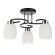 Потолочная люстра, вид классика Krit Arte Lamp цвет:  белый - A4505PL-3BK