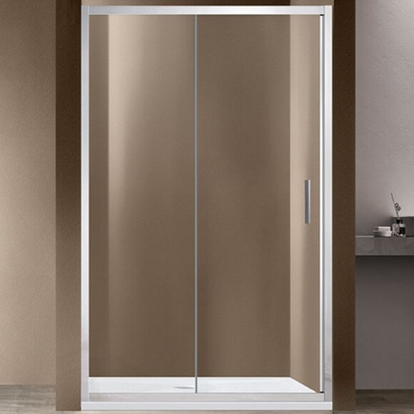 Душевая дверь Vincea (Италия), 100 профиль Хром стекло прозрачное Garda - VDS-1G100CL