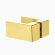 Душевое ограждение R 110x110x200 Avexa gold New Trendy золото арт. EXK-3214