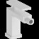 Hansgrohe смеситель для биде со сливным гарнитуром, Tecturis E, матовый белый арт. 73200700
