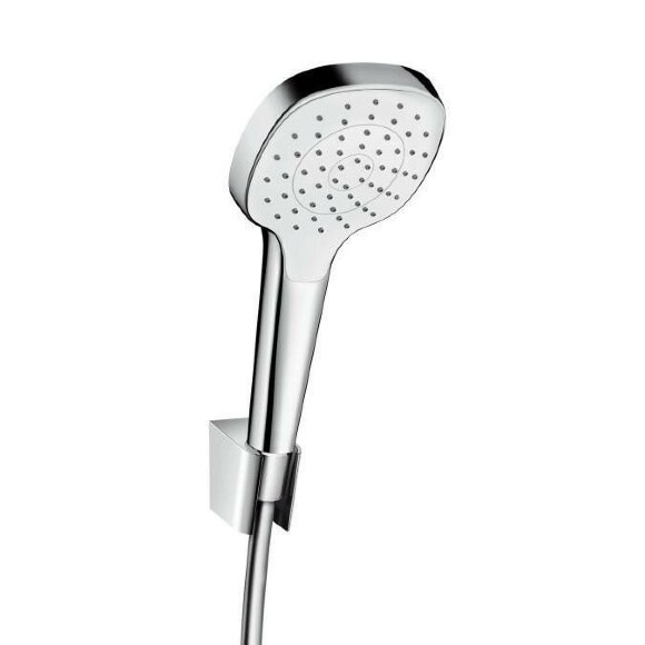 Hansgrohe душевой набор 110 с держателем и шлангом 125см, Croma Select E, матовый хром арт. 26424400
