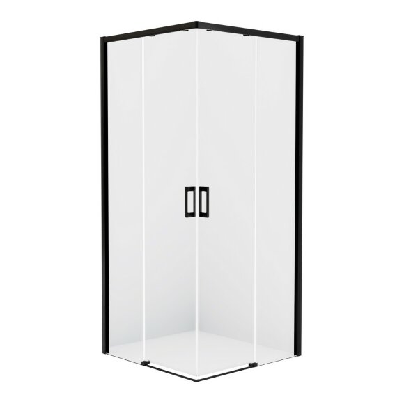 Душевое ограждение 80x70x200 Prime black New Trendy черный арт. D-0312A/D-0351A
