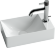 Умывальник подвесной прямоугольный (отверстие под смеситель R) Element 375*215*100мм