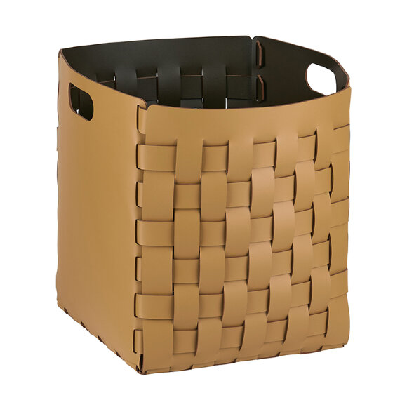 Корзинка Bottega ADJ Италия, 35x35xH40 цвет: горчичный (оливковый) арт. 1047.40/55