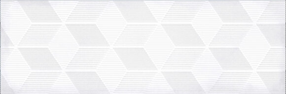 1664-0184 Парижанка декор Гексагон белый 20х60 LASSELSBERGER арт. УТ-00011153