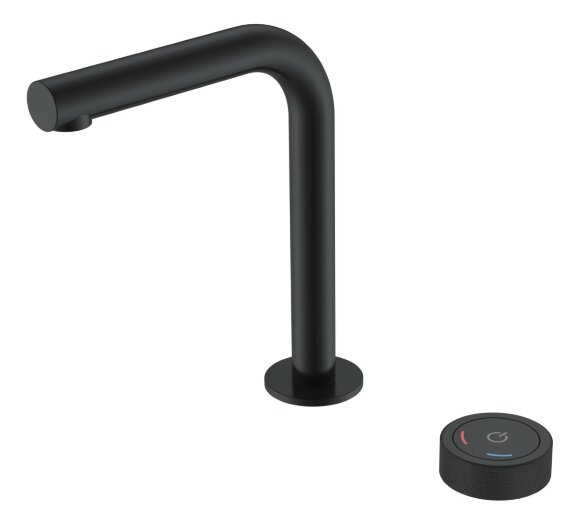 Смеситель автоматический для раковины Boheme на 2 отв. TECH BLACK, 158-B