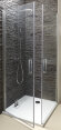 Душевая дверь Contra 80x200 профиль хром стекло прозрачное  Jacob Delafon арт. E22T81-GA