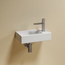Подвесная раковина, прямоугольная 41,7x21,7x10 Ceramica Nova Element арт. CN6051LMW